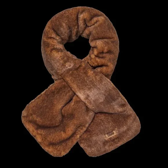 Anthro x UGG Faux Fur Pull Through Scarf
